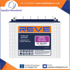 REVE แบตเตอรี่พลังงานแสงอาทิตย์ทรงท่อประสิทธิภาพสูงแบตเตอรี่แบบท่อปิด150AH 12V แบตเตอรี่แบบท่อลึก - Product Image 3