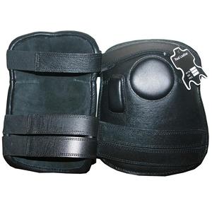 Cuir véritable rembourré, Polo d'équitation et protège-genoux pour l'équitation, 100% cuir véritable - Product Image 2