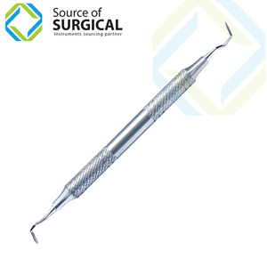 Source of Surgical Professional Manual Dental Scaler Double-Ended Periodontal <b>Teeth</b> <b>Cleaning</b> <b>Tool</b> Tartar Calculus Remover Plaque - Product Image 6