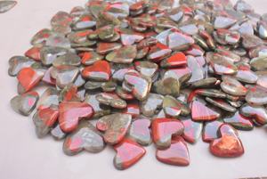 Piedra preciosa en forma de corazón, piedra preciosa en forma de corazón, corazón, sangre, al por mayor - Product Image 2