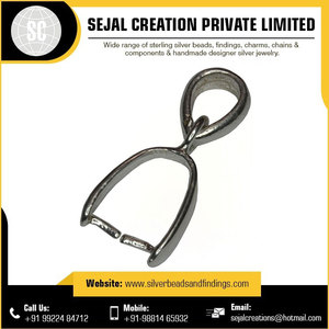 Nouveau Design Sterling Pendentif Bails Bijoux Résultats Béliers pour la Fabrication de Bijoux Fourniture en Vrac DE VENDEUR ET FOURNISSEUR INDIEN - Product Image 4