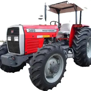 Kullanılmış yenilenmiş ve yeni kırmızı Massey Ferguson 385 85hp 2WD, ve 4WD 85hp traktörler hidrolik direksiyon daha fazla güç