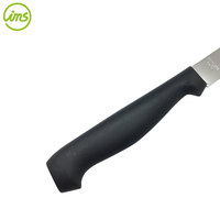 Goede grip gekarteld lemmet roestvrijstalen mes 3'' schilmesje zilver gepolijst hard plastic handvat ambidextrous multifunctioneel