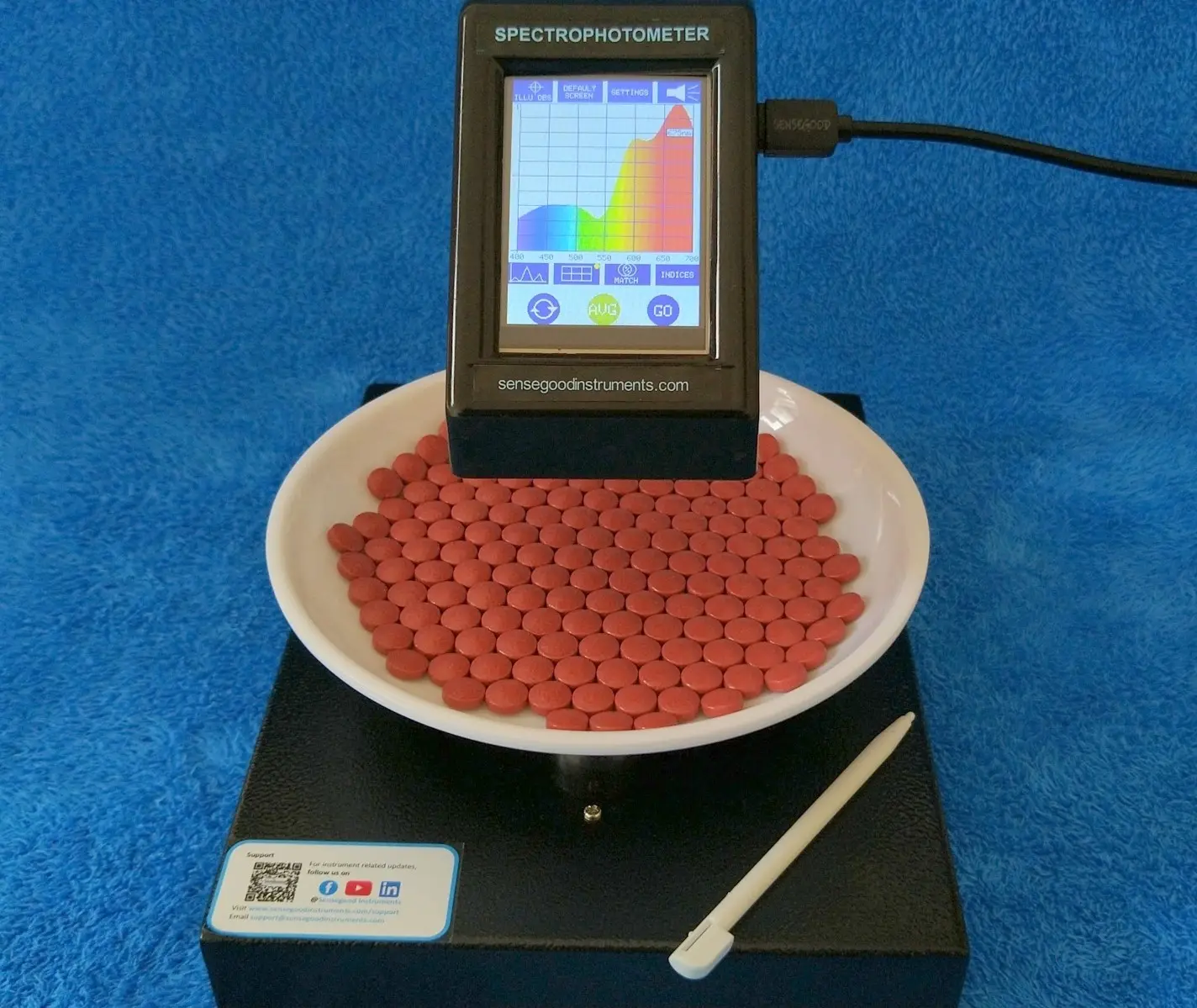 カラー品質と一貫性制御のためのカラー測定器アナライザー