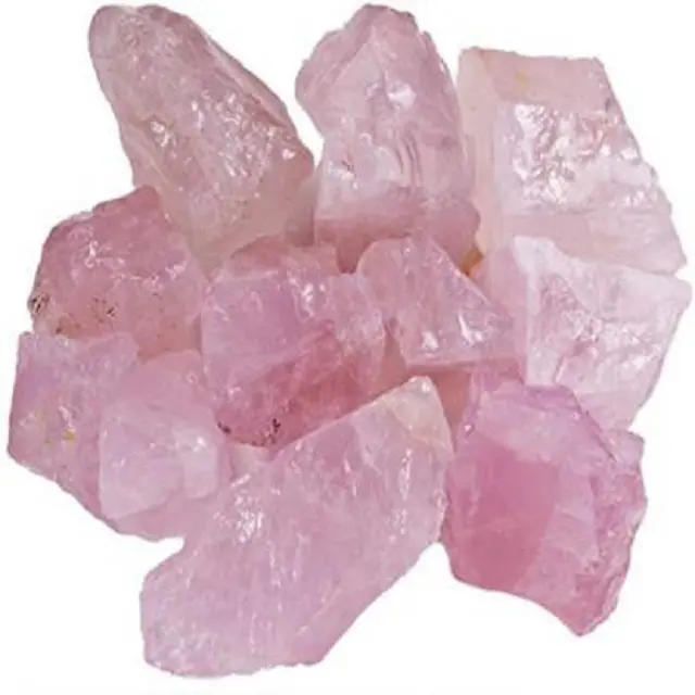 Proveedor de minerales al por mayor, cristales de piedra curativa, piedra preciosa de cuarzo rosa cruda a precio de fábrica