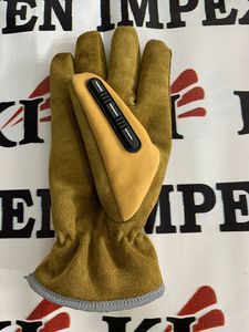 KEVEN IMPEX Leather <b>Gloves</b> Eco-Friendly <b>Touchscreen</b> Needle Detection Food Grade Powder Free Disposable Wrist Length Black Box - Product Image 2