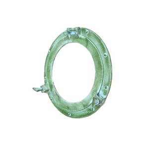 Fatti a mano di Disegno di Alluminio di Figura Rotonda Oblò con Specchio Per Salone di bellezza Della Decorazione Della Parete Della Finestra Camere - Product Image 1