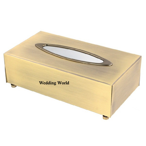 Caja de pañuelos de Metal de lujo, servilletero de diseñador hecho a mano de alta calidad, superventas, cubierta de caja de pañuelos de Metal elegante de mesa - Product Image 5