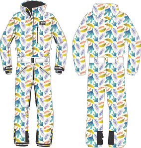 Traje Retro de esquí y nieve con diseño personalizado, traje de esquí con aislamiento sintético de alta calidad, carreras, senderismo y salto, precio al por mayor - Product Image 4