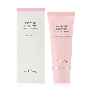 Kostenloser Versand Korea Beauty Hautpflege Kosmetik produkte Elishacoy Moist Up Collagen Schlaf maske-50ml