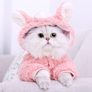 Ropa rosa para mascotas, abrigo <span class=keywords><strong>de</strong></span> diseño divertido <span class=keywords><strong>de</strong></span> cerdo para gatos, chaqueta gruesa y cálida para perros pequeños, traje <span class=keywords><strong>de</strong></span> <span class=keywords><strong>nieve</strong></span> para cachorros, otoño e invierno, venta al por mayor - Product Image 4