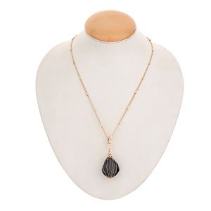 Venta al por mayor nuevo diseño de moda plata mujer Ojo con pestañas 18K oro colgante collares joyería estilo de moda para fiestas bodas - Product Image 1