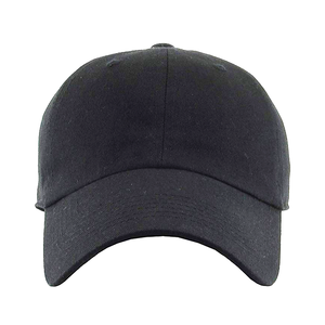 Nuevas gorras de béisbol bordadas a mano negras lisas para niños Estilo de tela común - Product Image 6