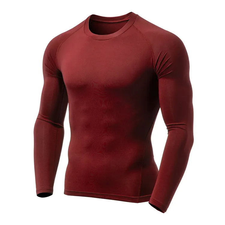Pakistan High Quality Dry Fit Cheap Custom Printed Gym Clothing Men Long sleeve Shirt