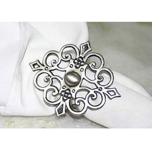 Anillo para Servilletas de Aluminio, Diseño Creativo Hecho a Mano, Clásico, Elegante, Decorativo y Ecológico para Fiestas, en Existencia - Product Image 6