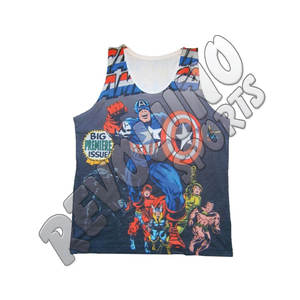 เสื้อกล้ามออกกำลังกายผู้ชายน้ำหนักเบาเสื้อกล้ามออกกำลังกายเล่นยิมแบบปรับแต่งได้ - Product Image 2