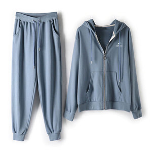 Meilleur hiver automne décontracté haut court pour femmes grande taille maternité Jogging survêtement tissu de haute qualité en vente - Product Image 6