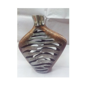 Handmade Wholesale Elegant Classic Unique Modern Colored Finished Personalized Stylish <b>Vintage</b> Home Decoration Flower <b>Vase</b> - Product Image 1