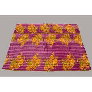 Couverture indienne en coton Kantha faite à la main Gudari couvre-lit réversible Patchwork Technique ensembles de couette pour la maison hôtel mariage utilisation - Product Image 6