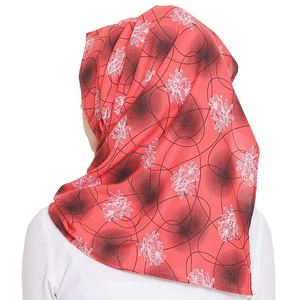Écharpe longue en mousseline de soie, hijab instantané et personnalisé avec bonnet intérieur, écharpe châle, doublure en satin, pour femmes, nouvelle collection 2022 - Product Image 4