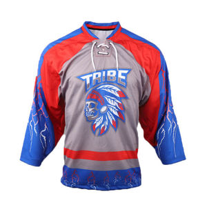 Maillot de hockey sur glace de haute qualité, tenue d'équipe pour performance, expédition par sublimation, modèle - Product Image 2