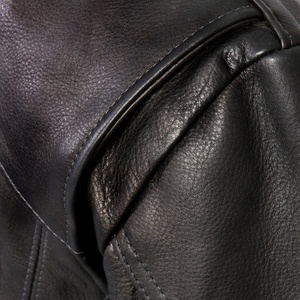 2020 nueva moda de cuero genuino para mujer chaqueta de motorista de invierno de manga larga acolchada Otoño e Invierno procesado con tinte - Product Image 4