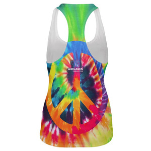 Camisetas sin mangas de entrenamiento físico de verano para mujer, camisetas de entrenamiento de gimnasio recortadas, diseño de sublimación de punto de talla grande para mujer, recortadas para mujer. - Product Image 2