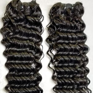 Mèches de vison vierge, Deep Curly, cuticule alignée, trame de cheveux, perruques Full Lace and Front Lace Closure 6x6, Remy, fournisseur naturel USA - Product Image 2