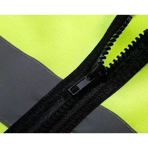 Logo personnalisable de gilet de sécurité de travail léger de polyester résistant au feu et imperméable - Product Image 5