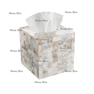 Boîte à mouchoirs en nacre faite à la main, dernier design, boîte à papier absorbant, boîte à serviettes par Home Arts - Product Image 6