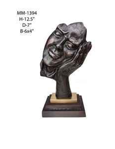 หุ่นสีทองสำหรับตกแต่งบ้าน,ดีไซน์เนอร์รูปปั้นมนุษย์อุปกรณ์ตกแต่งสวนสไตล์นอร์ดิกสำหรับตกแต่งบ้าน - Product Image 2