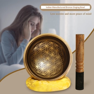 ขันเสียงสำหรับทำสมาธิ ดีไซน์สะดุดตา ลวดลายพุทธศาสนา คุณภาพสูง สำหรับการบำบัดด้วยเสียง ยอดนิยม - Product Image 2