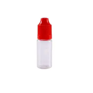 factory transparent 5ml 10ml 15ml 20ml 30ml 50ml 100ml child proof CRC Lid dispensing liquid clear PET plastic bottle for juice
