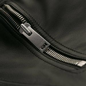 Veste vintage en cuir PU pour hommes pour le printemps et l'automne col montant mode hiver avec poche motard design pour l'équitation décontractée - Product Image 6