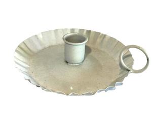 Poignée en métal blanc T-LIGHT, porte-bougie en métal de haute qualité, meilleure vente pour mariage - Product Image 1