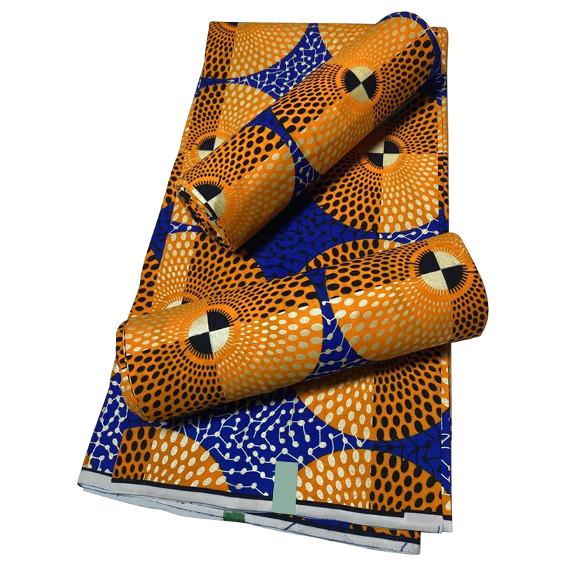 Дешевая африканская ткань Анкара восковые принты голландский настоящий воск хлопчатобумажная ткань материал