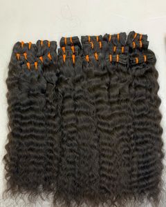 Mechones de cabello humano natural remy, sin procesar, 100% de pelo de templo, fabricante de cabello sin procesar - Product Image 2
