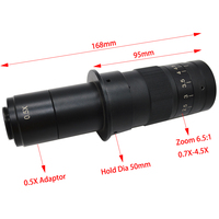 10A Digital C Mount 7X-180X Monocular Industrial Microscope