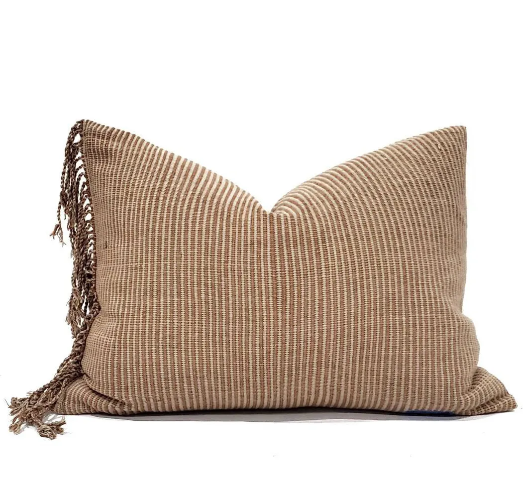 Pamuk dokuma yastık kılıfı vintage % 100% pamuk el yapımı yastık kapakları dekoratif pamuk el yapımı yastık ve yastık kapakları yatak