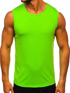 Camiseta sin mangas personalizada de algodón/poliéster para hombre, transpirable, de secado rápido, de talla grande, informal, para uso en gimnasio, fabricada en Pakistán - Product Image 5