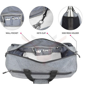 Sac de sport unisexe, logo personnalisé, polyester, fermeture éclair, nouvelle mode, équipement de fitness - Product Image 6