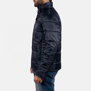 Chaqueta Cortavientos Acolchada de Lana para Hombre, Formal, de Invierno, con Capucha Extraíble, Color Personalizable, Logotipo, Diseño Ecológico, Impermeable - Product Image 5