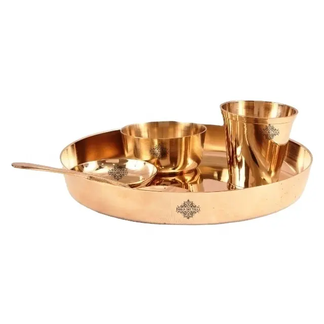 Custom ized Bronze Dinner Set Hersteller aus Indien Handmade Bronze Utensilien zum Großhandels preis