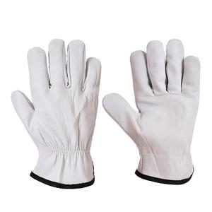 Gants de sécurité unisexe en cuir, couleur blanche, pour conducteur de travail, équipement de Protection personnelle siimbot Pakistan - Product Image 1