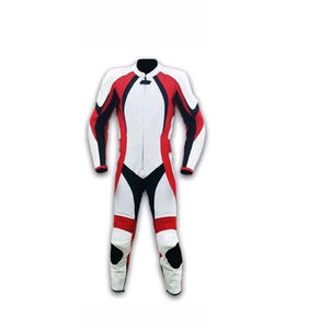 Vêtements de sport de motard pour hommes de haute qualité conçus sur mesure confortable en cuir véritable combinaison de sécurité de moto coupe-vent respirant - Product Image 6