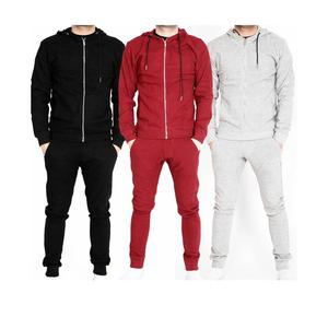 Chándal de entrenamiento deportivo ajustado para hombre, venta al por mayor, ropa de gimnasio para correr con conjuntos transpirables de talla grande para fitness de invierno - Product Image 1