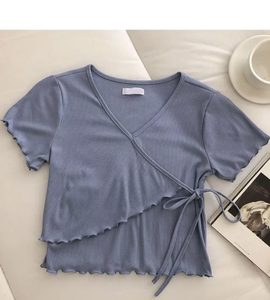 Nouveau 2025 qualité supérieure en gros blanc plaine femmes t-shirt été tenue décontracté femmes t-shirts - Product Image 5