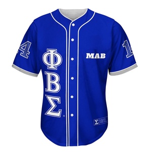 เสื้อเบสบอลแบบใหม่สั่งทำพิเศษ ระบายอากาศได้ดี ไซส์พลัส ติดกระดุมเต็มตัว ชุดยูนิฟอร์มทีมเพื่อนร่วมงาน ปรับแต่งได้ - Product Image 1