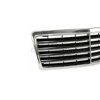 Calandre avant en fibre de carbone pour MERCEDES BENZ W202 1994 — 1998, GRILLE noire de protection pour voiture