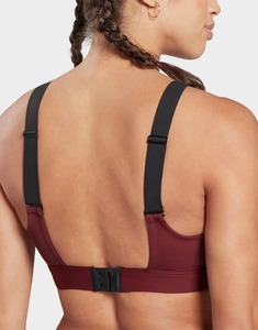 บราสีแดงเลือดหมูแบบสั่งทำพิเศษ MOQ ต่ำ  โลโก้แบบกำหนดเอง ออกแบบโดย OEM  ทรงฮีโร่  รองรับแรงกระแทกสูง - Product Image 4